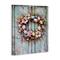 Stupell Industries Rustic Easter Egg Wreath Canvas Wall Art